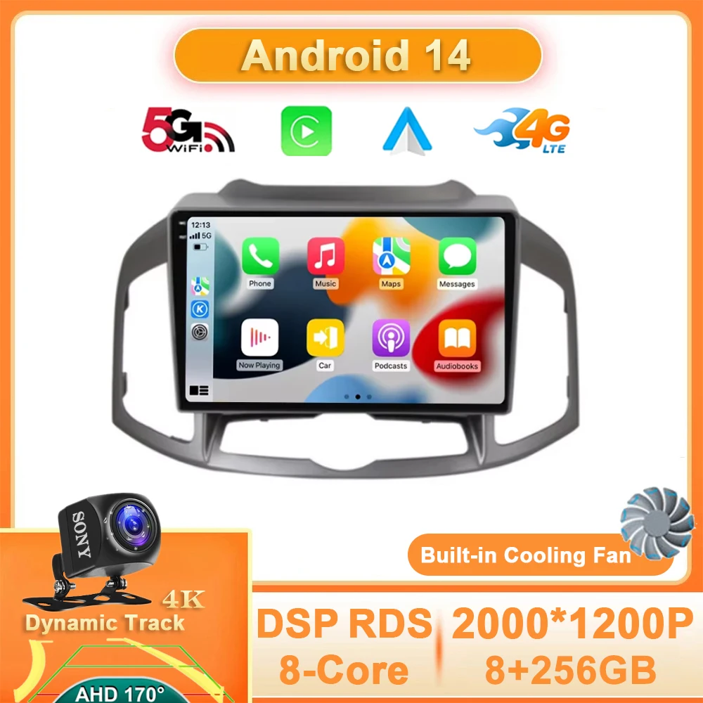 

Android 14 Auto Carplay Car Radio For Chevrolet Captiva 1 2011 - 2016 GPS Navigation Multimedia Video Player Stereo 4G WIFI QLED