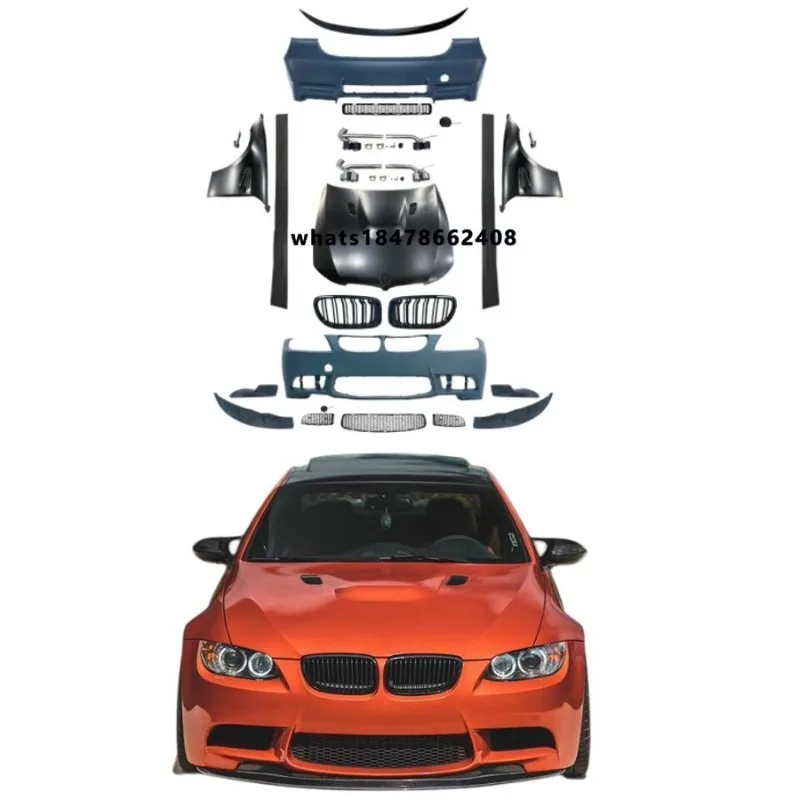 

3 Series E90 Modified M3 Bumper Hot Sale Car Bumper with Grille and Side Skirt Kit 2005-2008