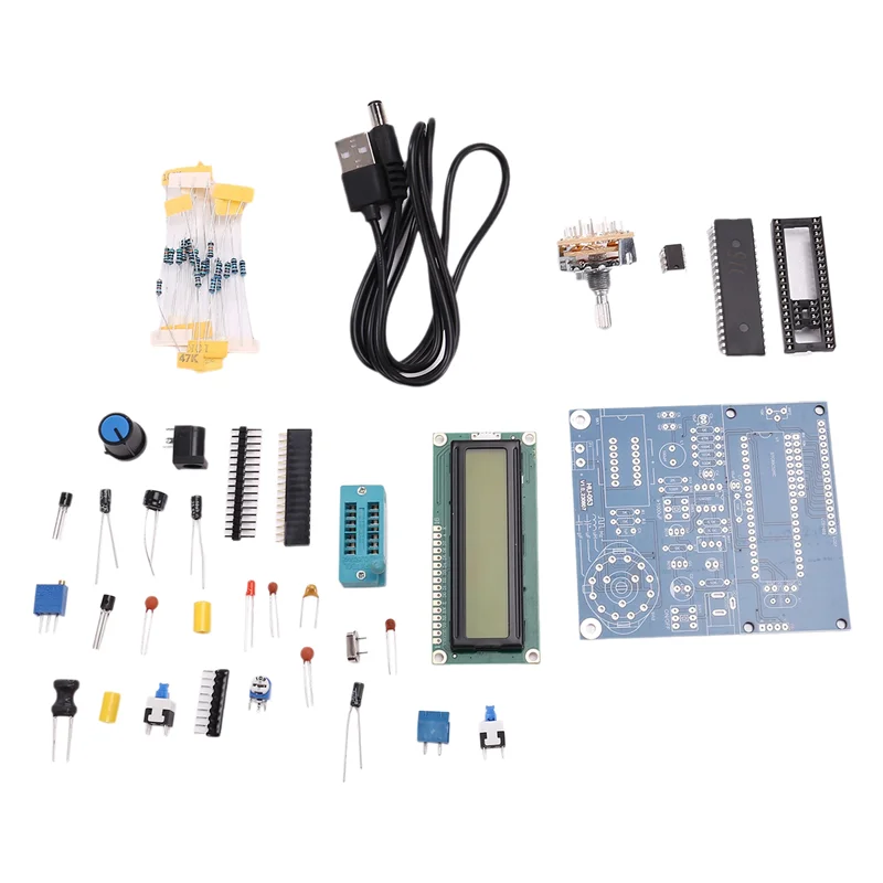 

WCS-DC5V LCD Frequency Meter USB Transistor Tester DIY Kits Digital Inductance And Capacitance Measuring Instrument