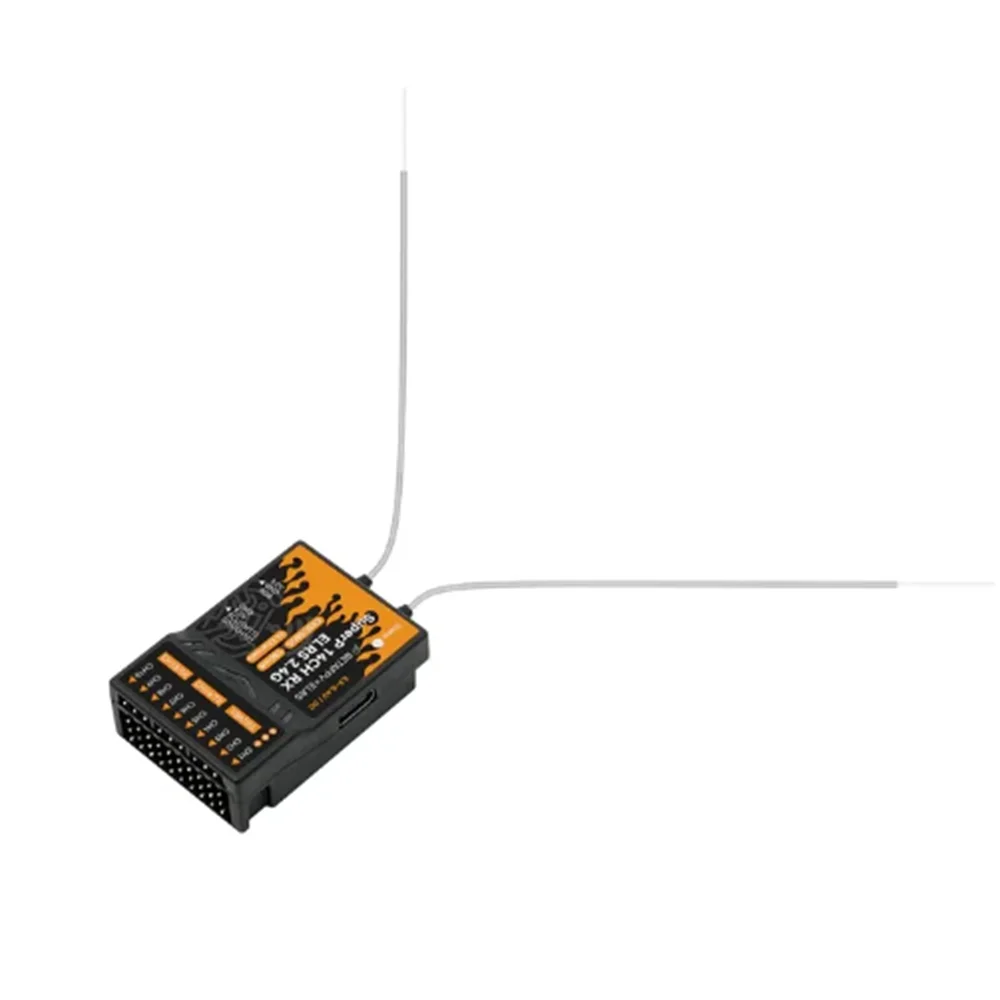 BETAFPV SuperP 14CH PWM Diversity Receiver ELRS 2.4GHz/915MHz Dual Antenna Dual Receiver for RC FPV aircraft drone attachment