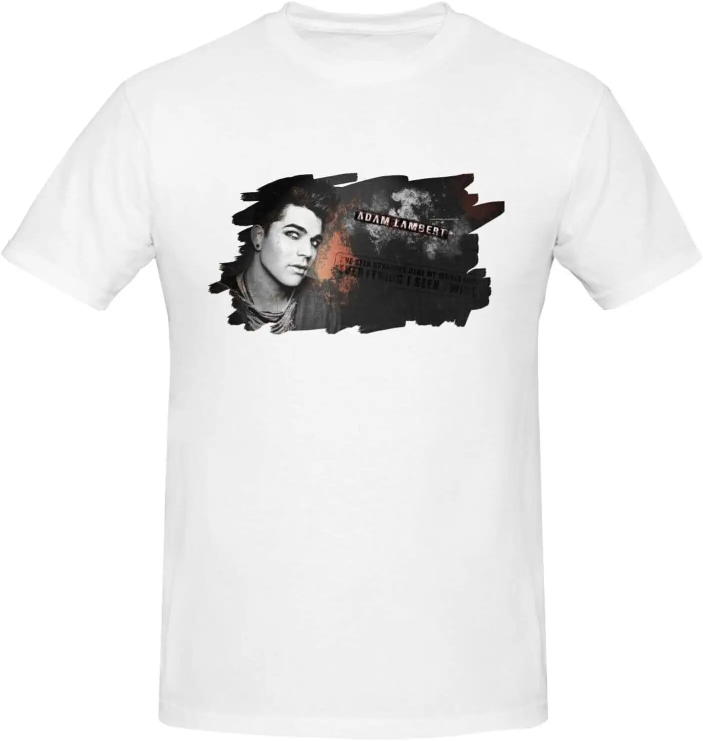 Adam Lambert for Your Entertainment Short Sleeve T-Shirt Classic Crew Neck