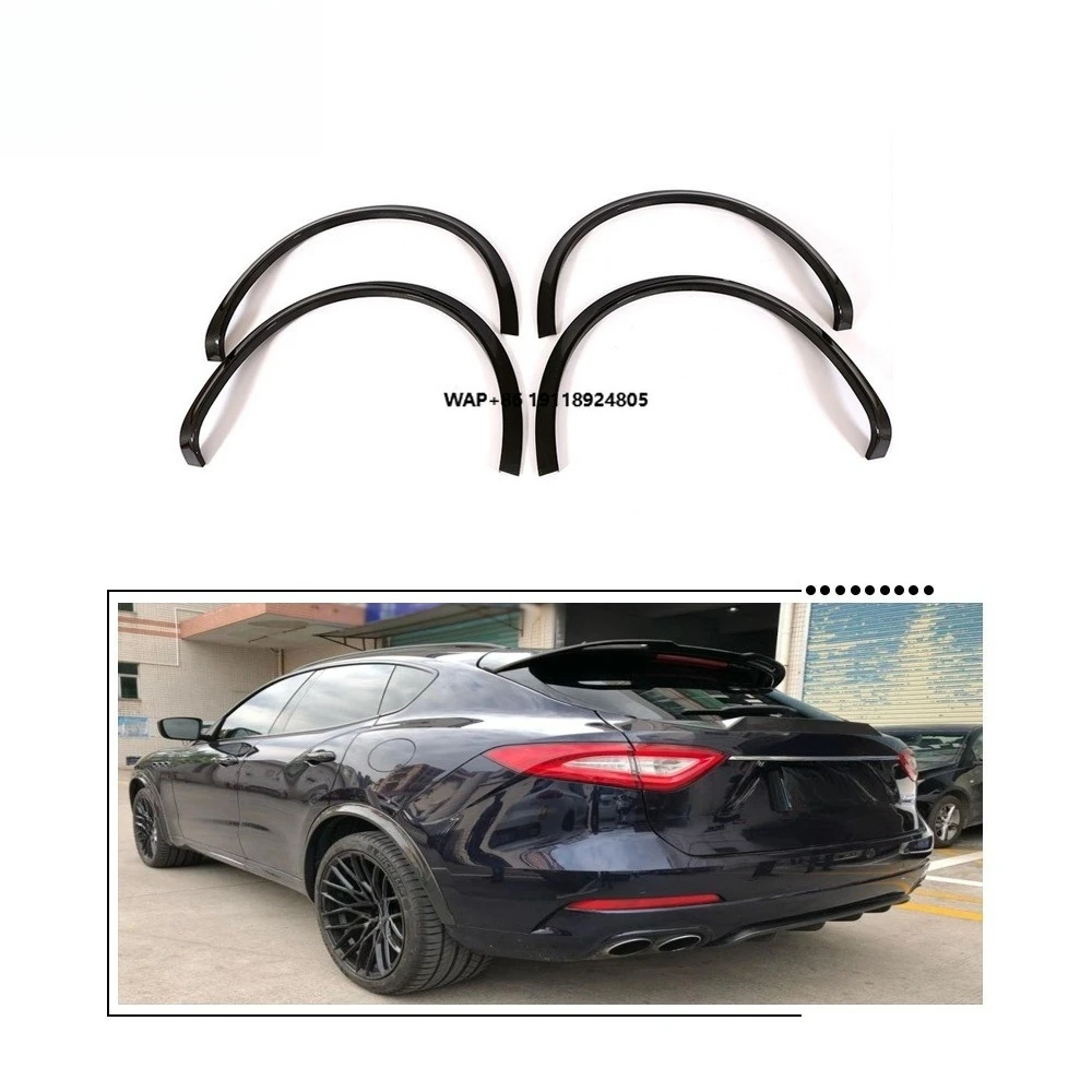 

Carbon Fiber Car Wheel Eyebrow Arch Trim Lips Fender Flares Protector for Levante 2016-2018