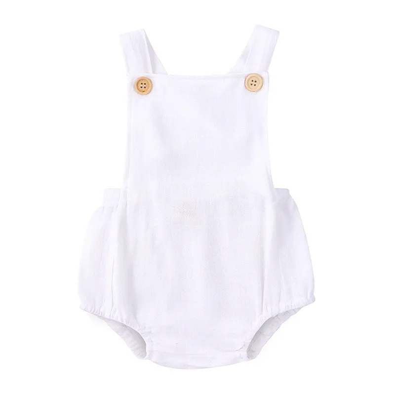 

Summer baby halter Infant jumper,fashionable cotton and hemp sling triangle climbing baby bodysuit