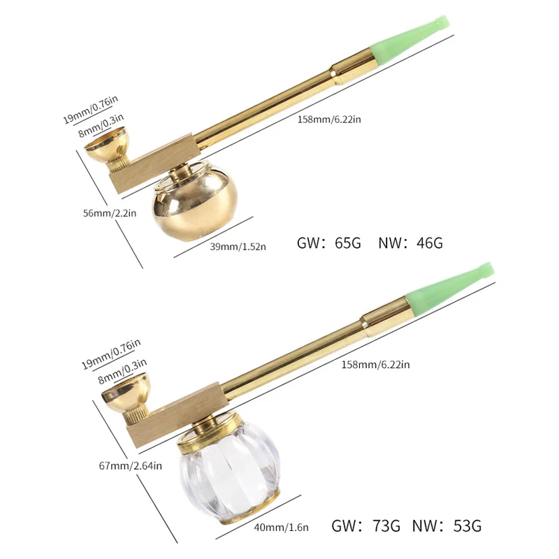 Brass Hookah Dry Tobacco Bag Filter Cigarette Holder Retro Filter Smoking Pipe Long Rod Performance Prop Mouthpiece Cigar view 6