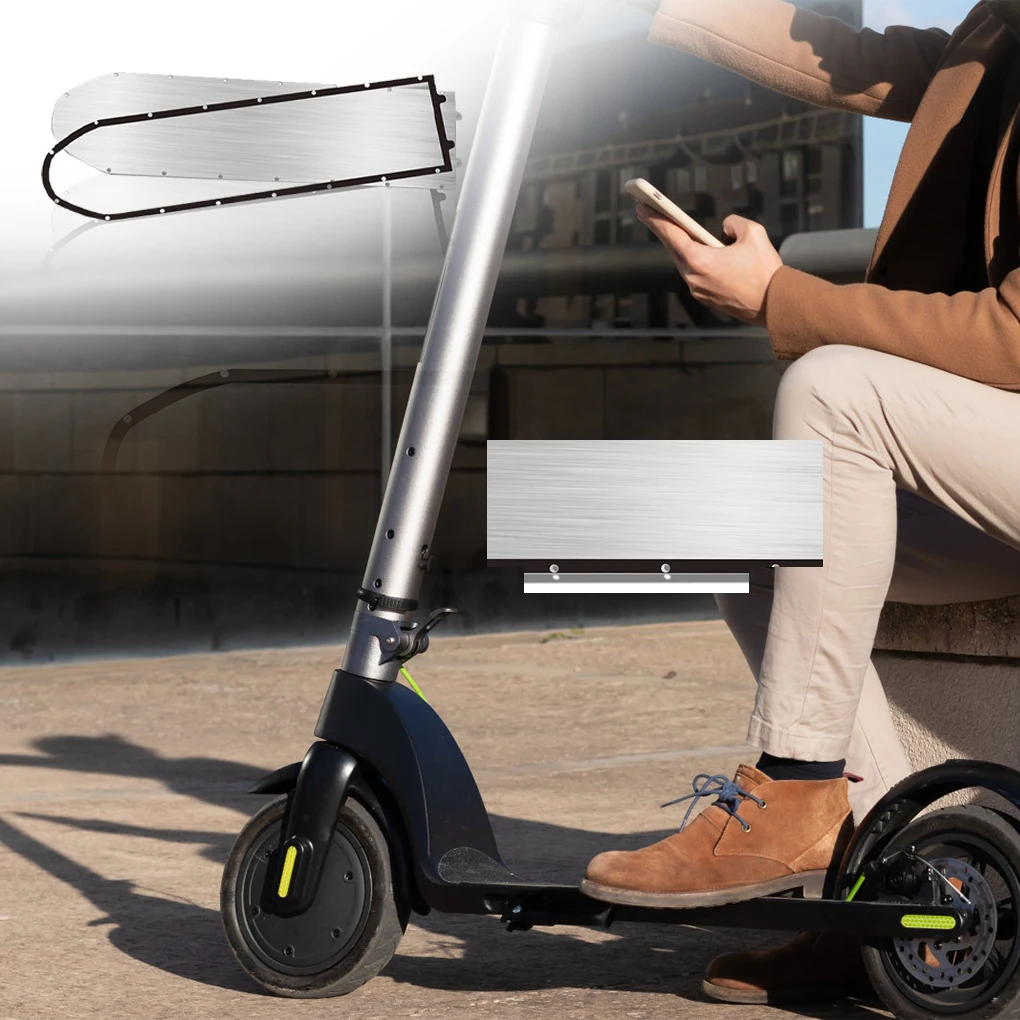 

Electric Scooter Chassis Stainless Steel Skateboard Cover Replace Upgrade Protector Maintenance Shield Accessory