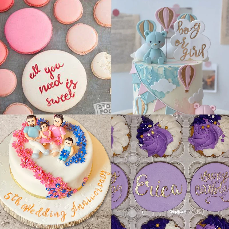 Molde de pastel con letras y números del alfabeto, 3D cortador de galletas, sello de galleta, Fondant para hornear, molde en relieve, herramientas