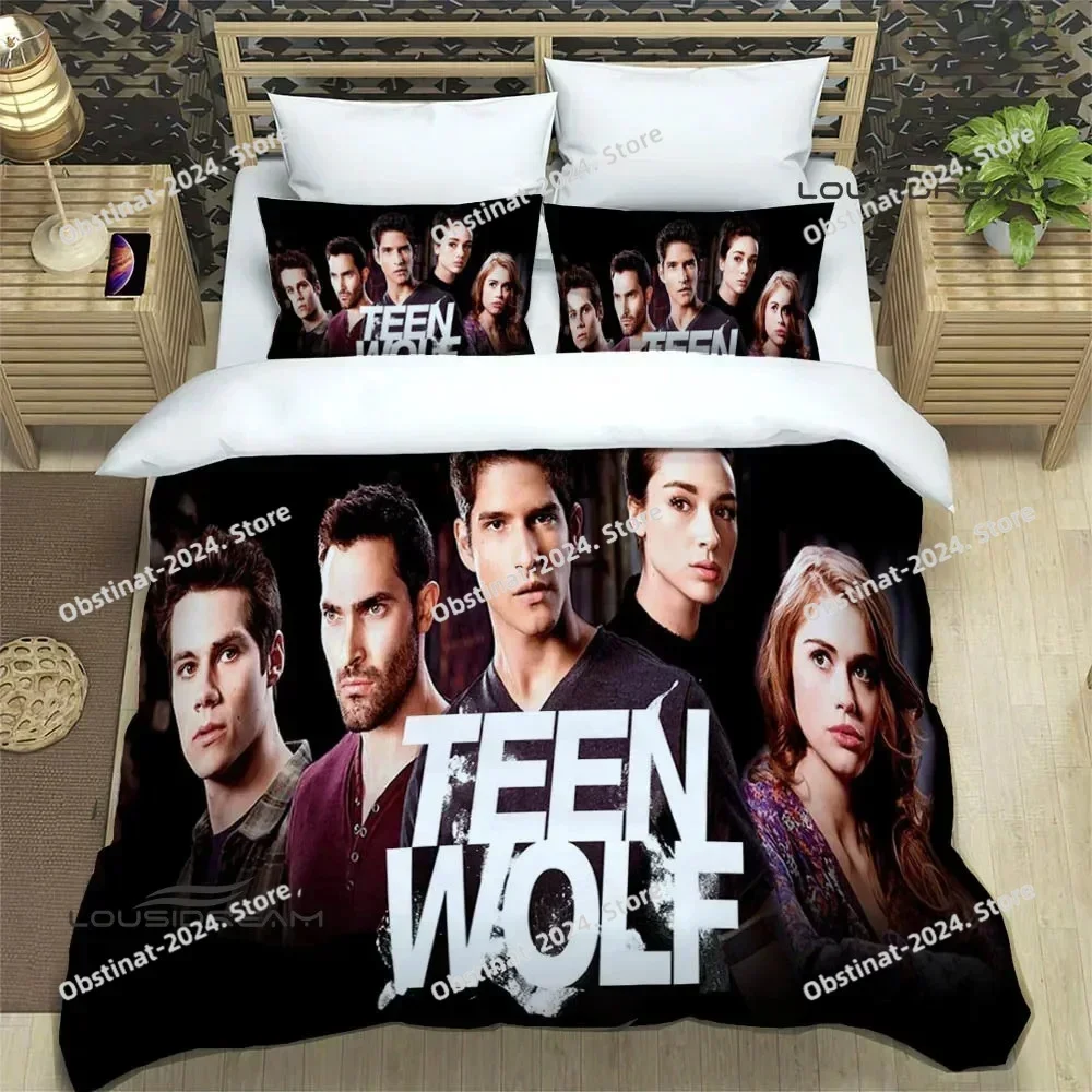 Teen Wolf Printed Printed Bed Set Duvet Cover Pillowcase Bedding Set Bed Linen Sheet Quilt Cover Full Queen King Size