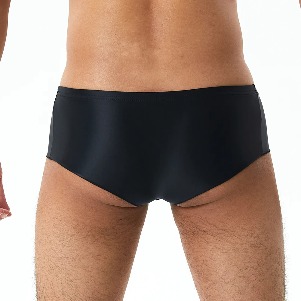 Kendny-Slip taille basse sexy pour homme, string solide, poudres brillantes, caleçon doux, lingerie, culotte respirante