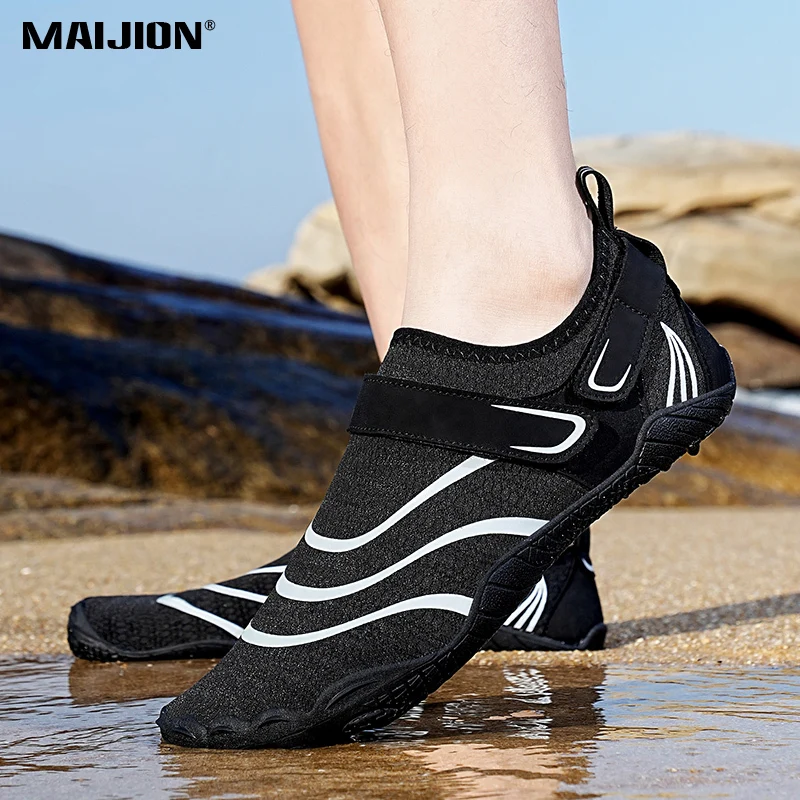 Adult Beach Wading Sneakers Quick Dry Breathable for Men Women Aqua Shoes Non-slip Water Sports Shoes for Surfing Diving
