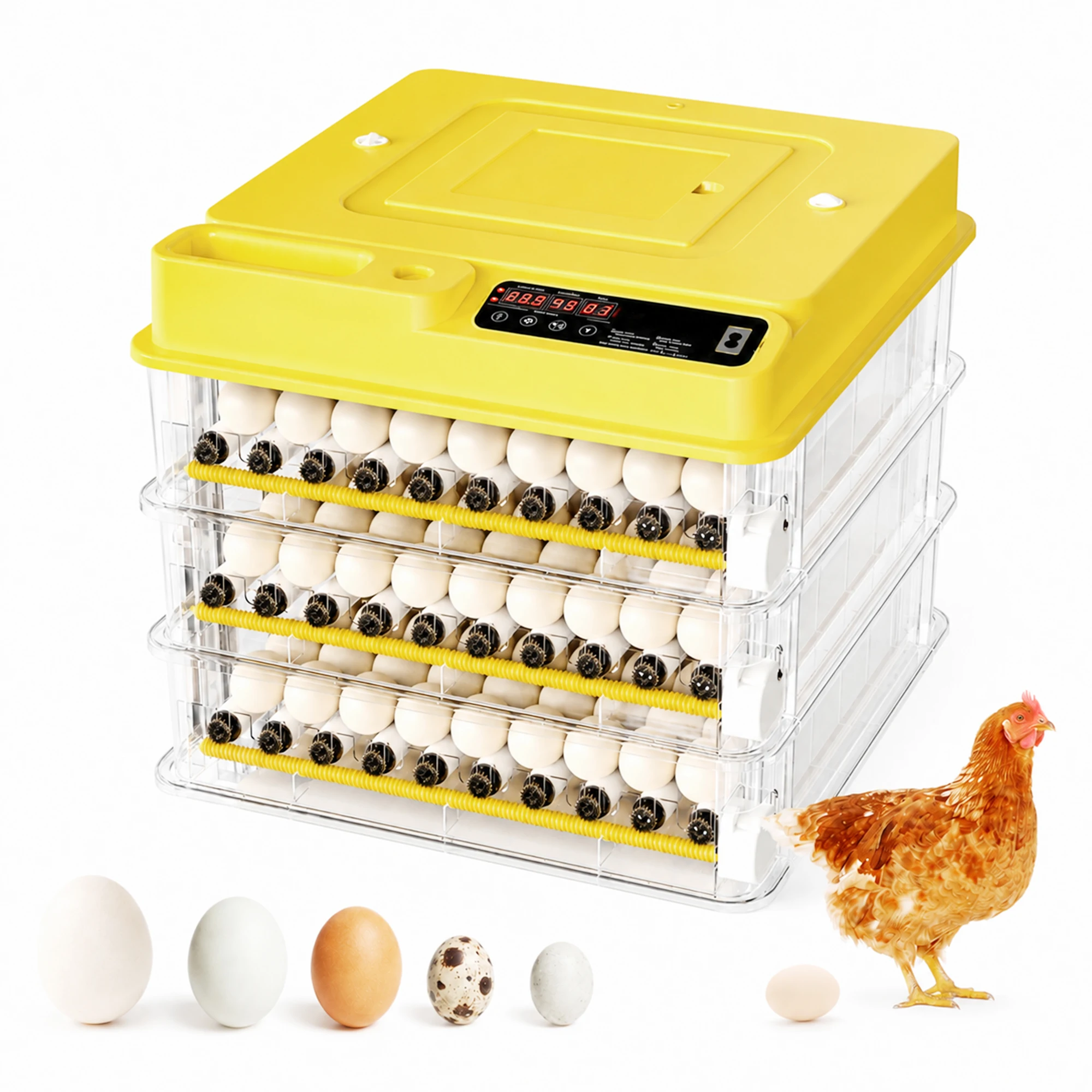 Automatic 3 Tier Egg Incubator - Quail Egg Incubator ulasan dan harga