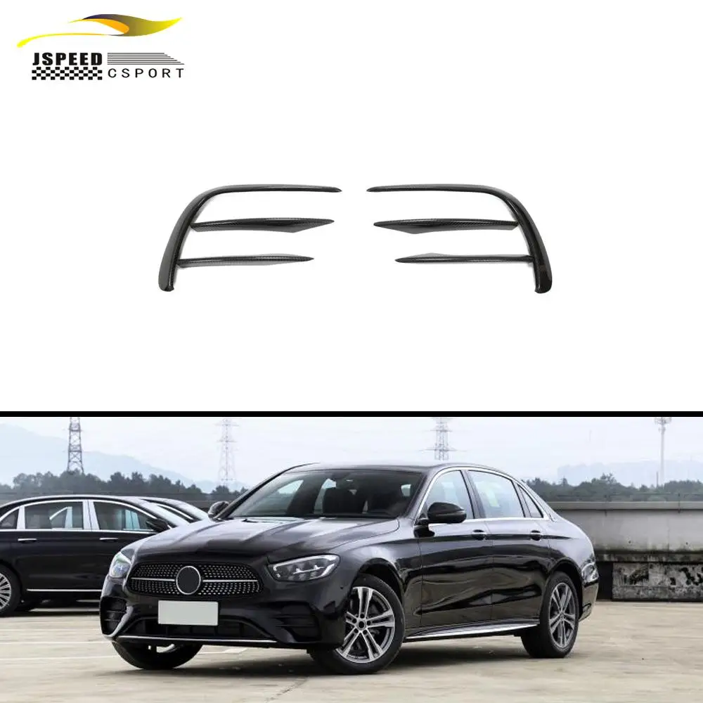 

Suitable for Mercedes-benz E-Class W213 E300 E350 E400 E450 sedan 4-door 2020 carbon fiber front bumper Duck