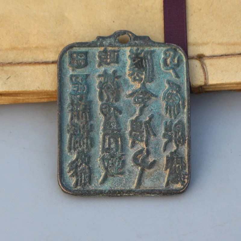 Antique Bronze Crafts Token, angustiado Pieces Coleção, Templo justo, Atacado