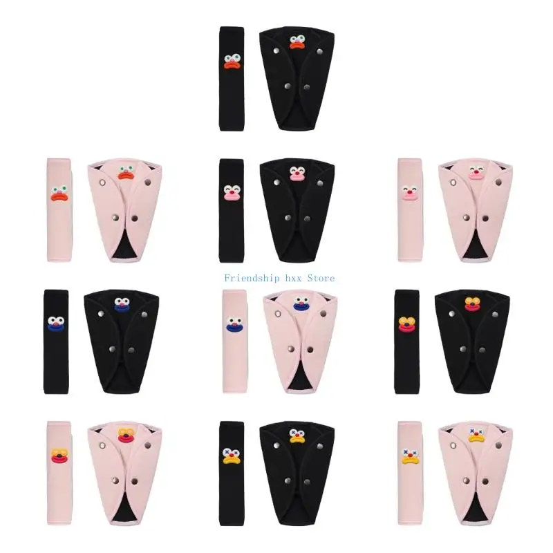 

F1CB устойчивые к царапинам аксессуары для автомобильных сидений детский чехол для ремня безопасности для чувствительной кожи 2