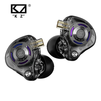 KZ Gale In-Ear Gaming Earphones E-sports Bass Metal Earbuds for Video Game Stage Live Sound Headphones