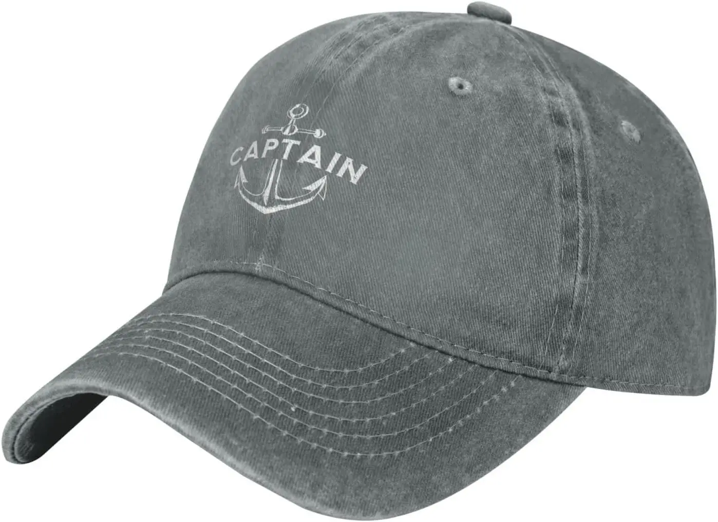 

Бейсболка Captain Anchor с графическим принтом, хлопковая, регулируемая, в стиле washed, повседневная, для активного отдыха