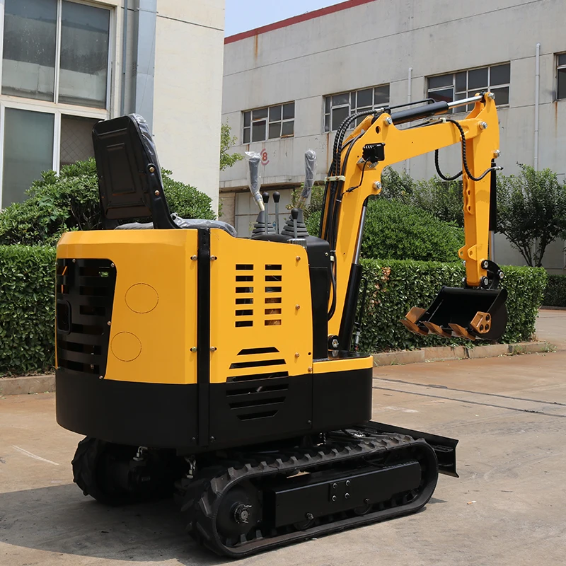 Chinese factory produces new small 1ton excavators that can be in engineering construction and orchard construction