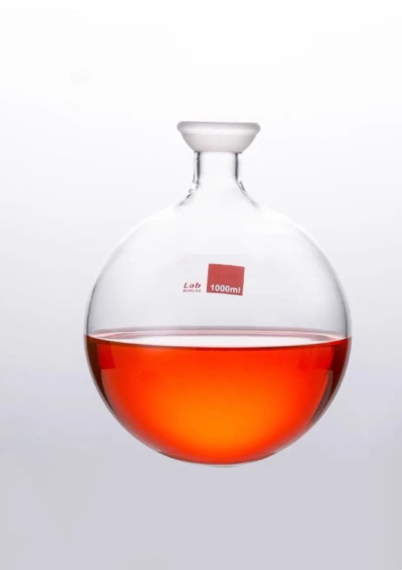 100/250/ 500/1000ml/ 2000ml High Quality LabBall Milled Round Bottom FlaskRotary Evaporator Receiving Bottle