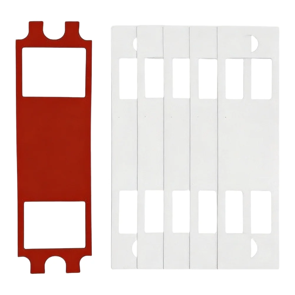Video Doorbell Tape White Tape 15x4.8cm No Drill Doorbell Damage Free Install Metal Release Key Easy Disassembly Tool
