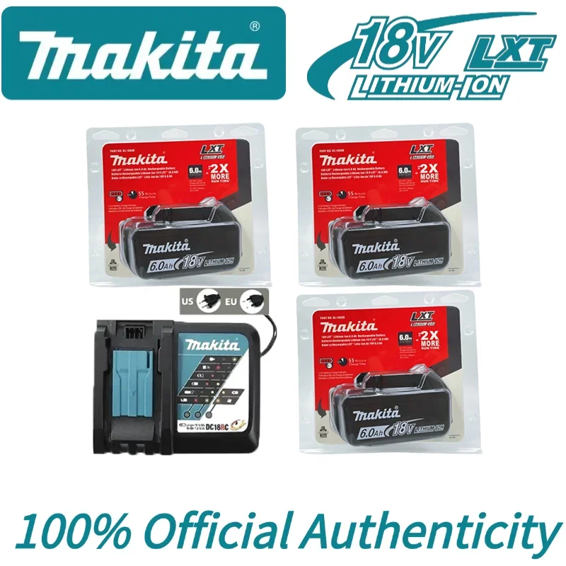

Original Batterie Makita 18V, Makita 18V Battery 6Ah, for Circular Saws, High Capacity, Great for Cutting Wood.