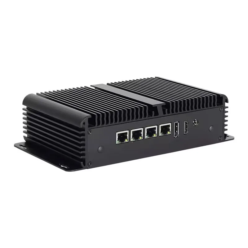 XCY อุตสาหกรรม Mini PC พร้อม N100 รองรับ WiFi Linux Fanless คอมพิวเตอร์ 2xUSB3.0 4xUSB2.0 1xHDMI2.0 1xDP1.4 Windows10 Ready