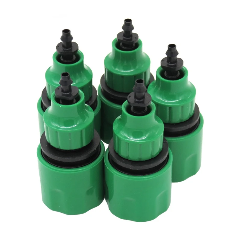 30PCS Quick Coupling Adapter With 1/2 Barbed Connector Drip Tape For Irrigation Garden Watering Accessories