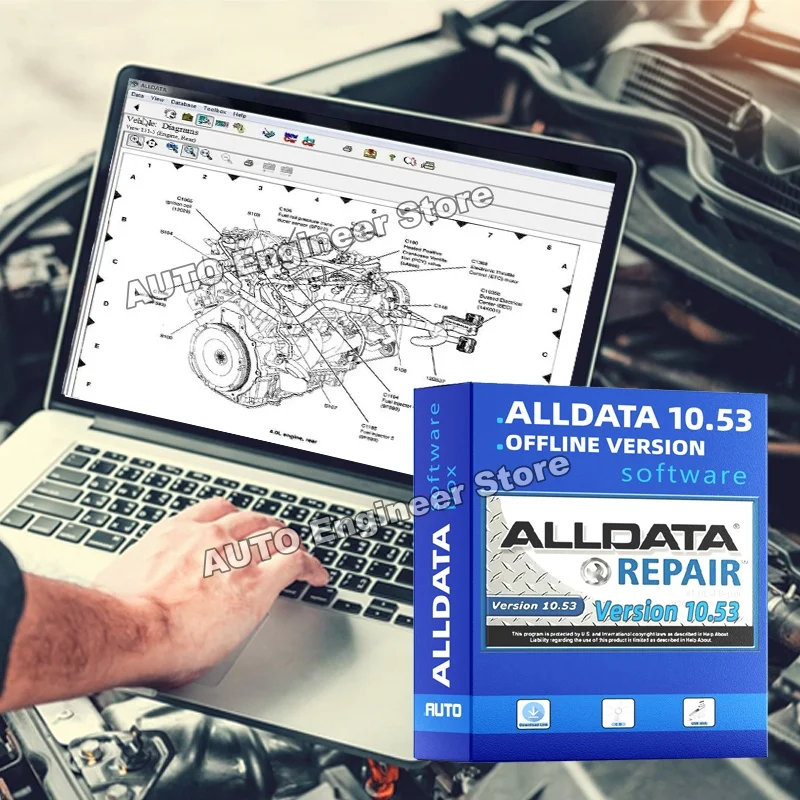 2024 hot! Alldata Repair auto repair software 10.53 All data car software with tech support for cars and trucks offline version