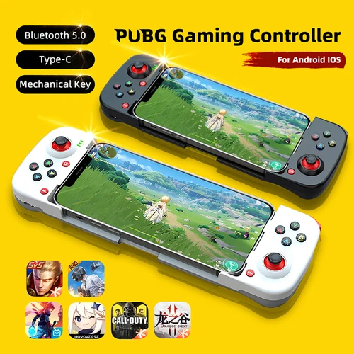 Imagen 2 del producto Mando retráctil Universal para teléfono móvil, mando de juego inalámbrico compatible con Bluetooth para Switch/PS4/PS3/Ios