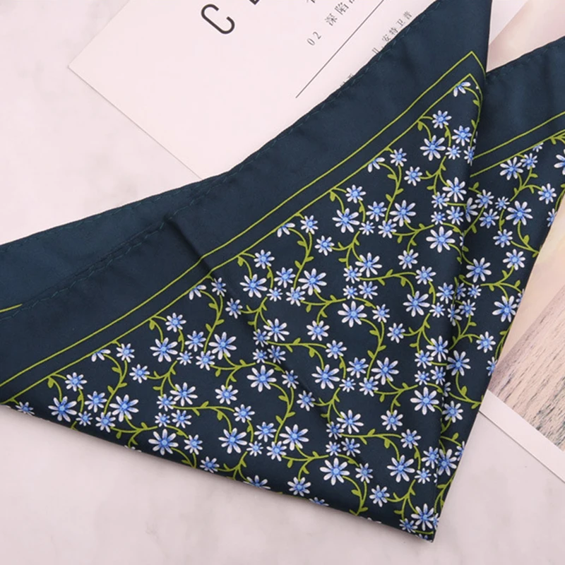 33cm Oversized Men's Pocket Square Polka Dot Red Floral Print Handkerchief Chest Towel Paisley Suits Wedding Gentlemen Hankies