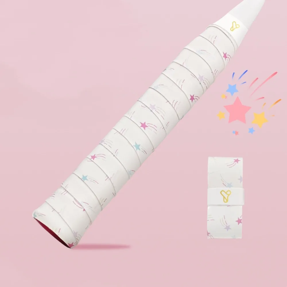 

Оберточный пояс с цветком панды, ручка для бадминтона, впитывающая пот, нескользящая повязка для бадминтона, липкая лента для ручки мультяшной ракетки, сквош