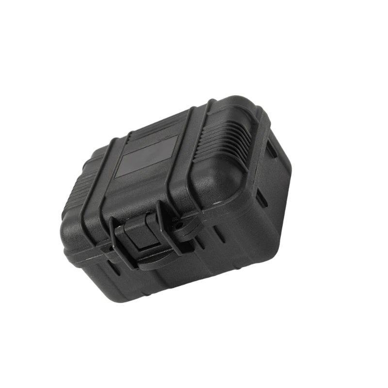 Custodia portaoggetti in plastica antipolvere per contenitori con cerniere in metallo e strato schiuma regolabile per