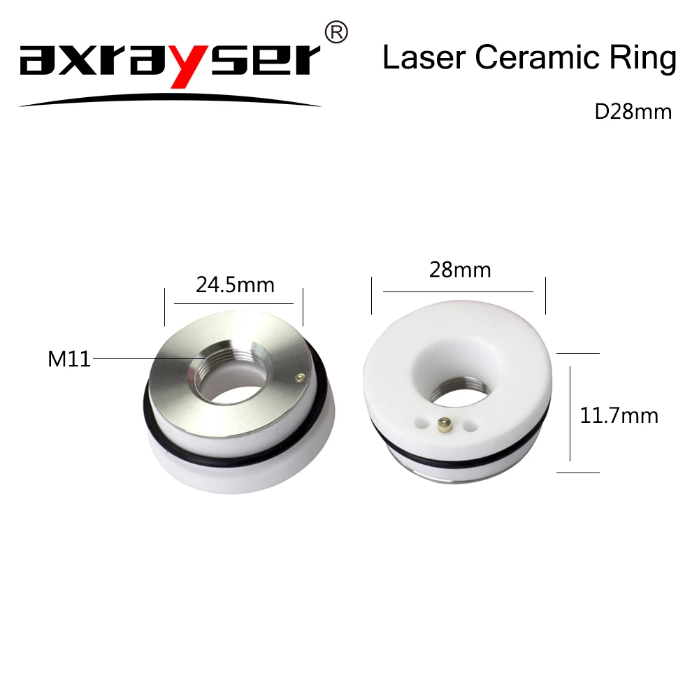 Bodor Laser Keramik Ring D28 32mm M11/14 Düsen Halter Faser Schneiden Kopf Teile – Detail 2