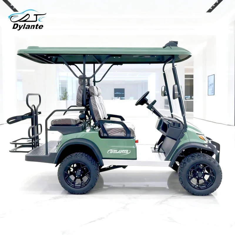 High-Quality Low-Price Electric Off-Road Golf Cart Aluminum Alloy Frame Road-Legal Electric Hunting Club Multi-Purpose Trolley