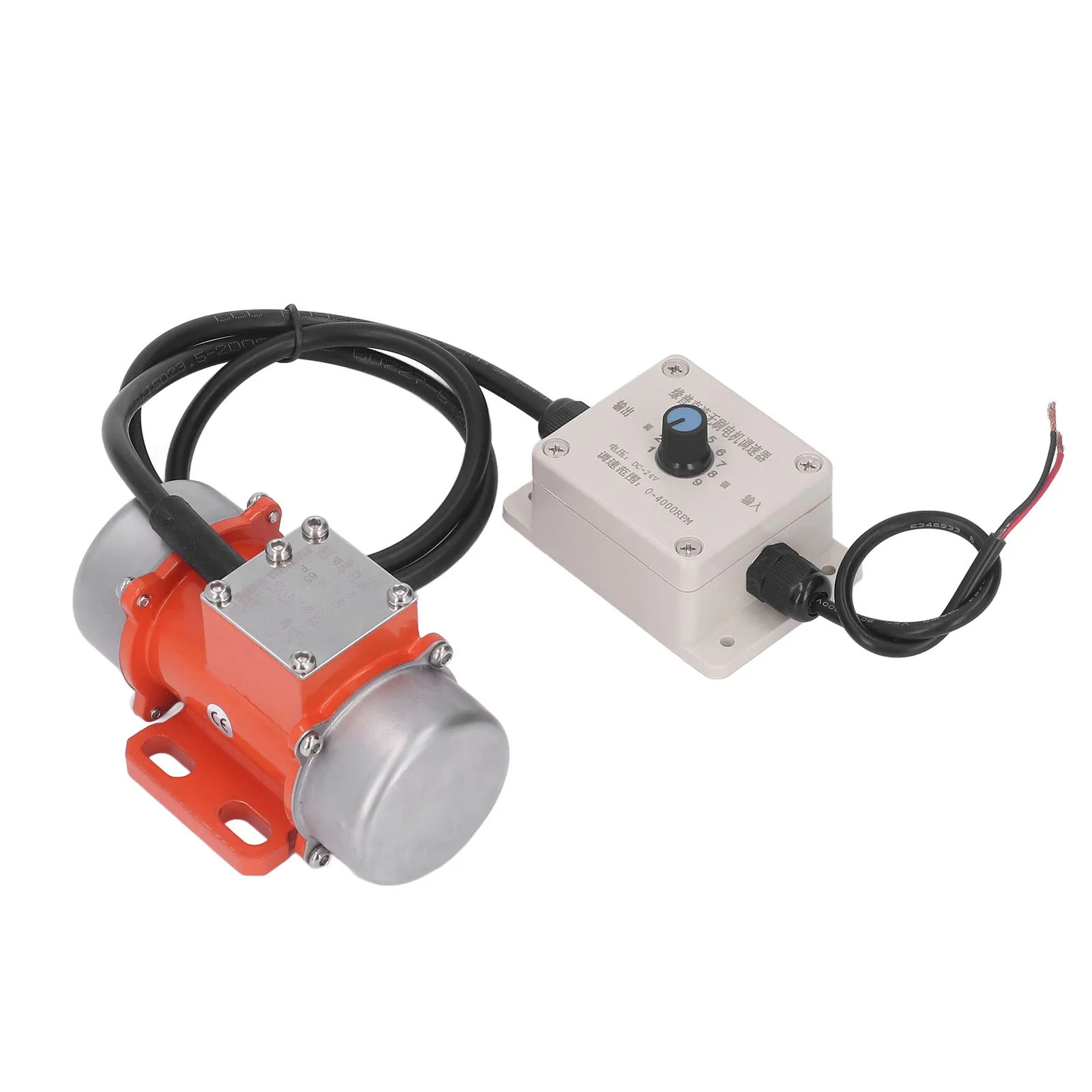 30W 4000RPM Brushless Electric Vibration Motor Adjustable Copper DC Vibration Motor with Speed Controller