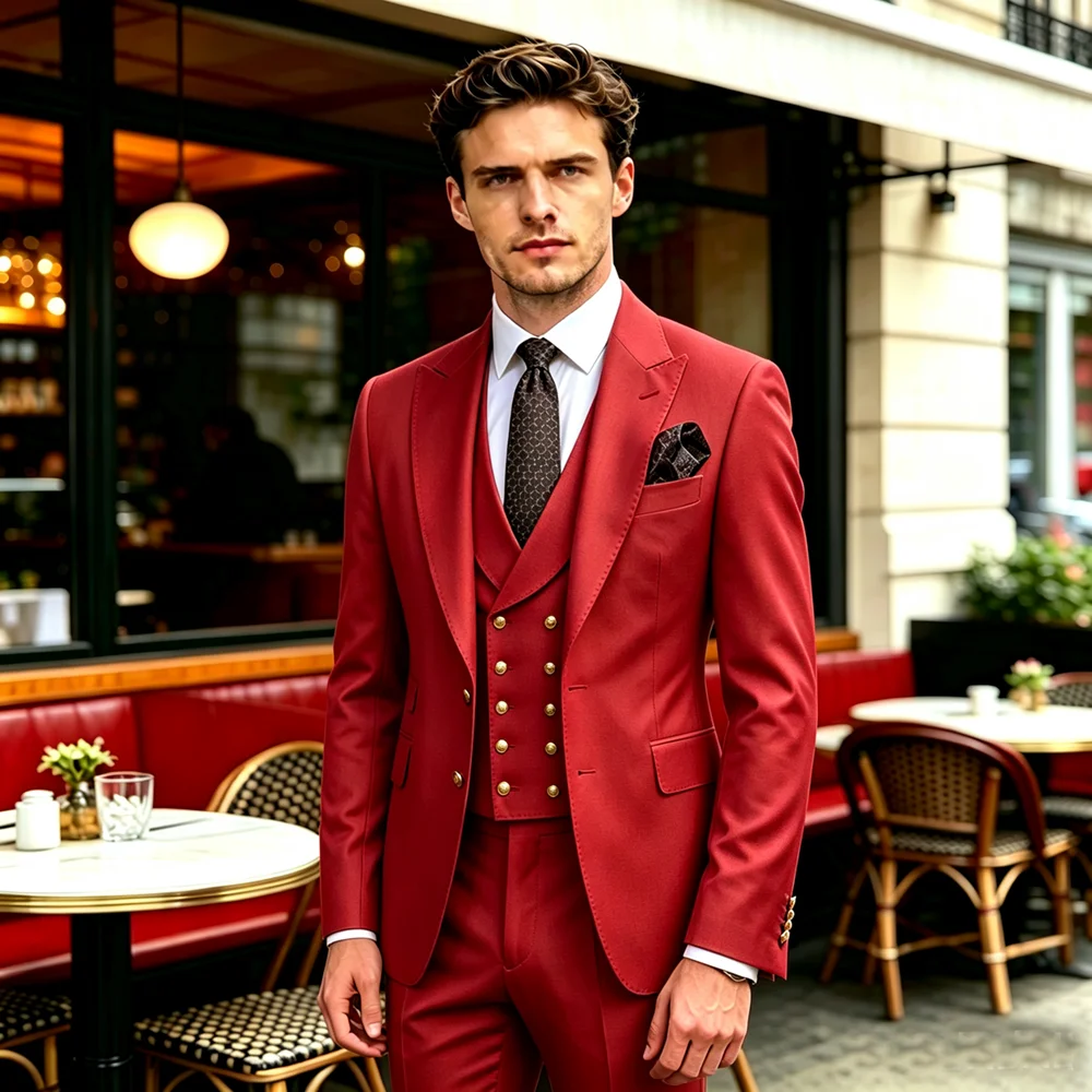 Черно-белый мужской костюм с з – обзор и цена Men'S Grooming Jacket
