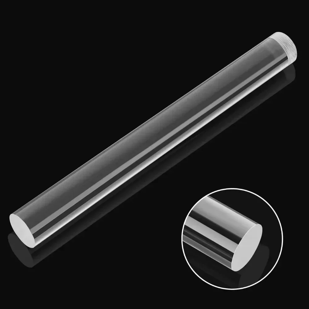 NEW Acrylic Rolling Pin Rod Bar Stick Roller Brayer Polymer Clay Sculpting Pottery Tools DIY Modelling Clay Extruder Craft Tool