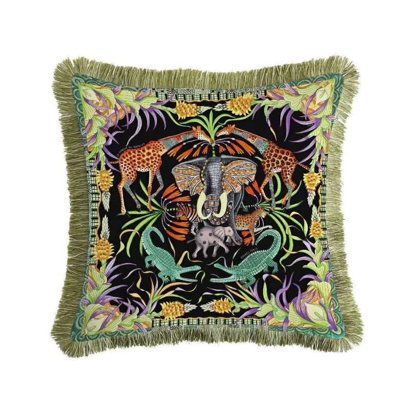 

Throw Pillow Case Cojines Decorativos Para Sof Decorative Pillow Case Modern Luxury Home Almofada Cushion Covers Animal Square