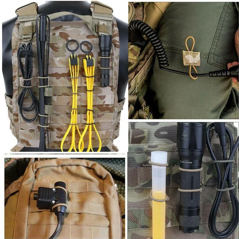 Accesorios Molle para Mochilas Tácticas: Clip, Cinta y Bolsa - imagen 5