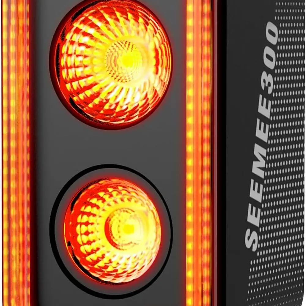 

360° Visible 300/400 Lumen Tail Light with Smart Brake Sensor for Night Cycling, Waterproof IPX6