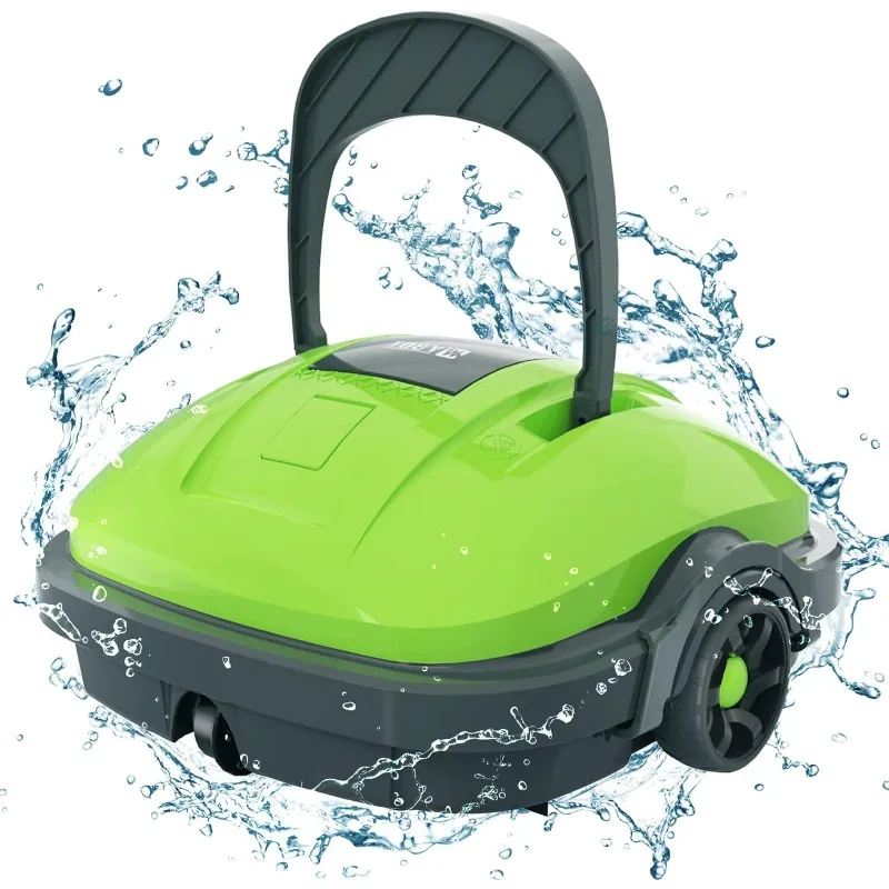 

WYBOT Cordless Robotic Pool Cleaner, Automatic Pool Vacuum, Powerful Suction, Dual-Motor，Green