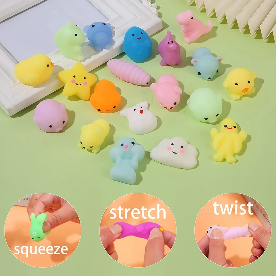 30 Pièces Jouets Mochi Squishy Colorés Aléatoires - Jouets Sensoriels Anti-Stress - Cadeaux Anniversaire, Fête 30 Pièces Jouets Mochi Squishy Colorés Aléatoires - Jouets Sensoriels Anti-Stress - Cadeaux Anniversaire, Fête