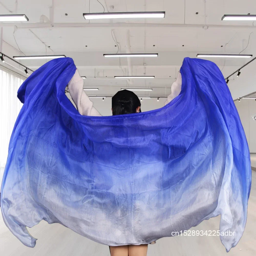 Belly Dance 100% Silk Performance Solid Color Lightweight Veil Shawl Women's Scarf Clothing Accessories Belly Dance Veil