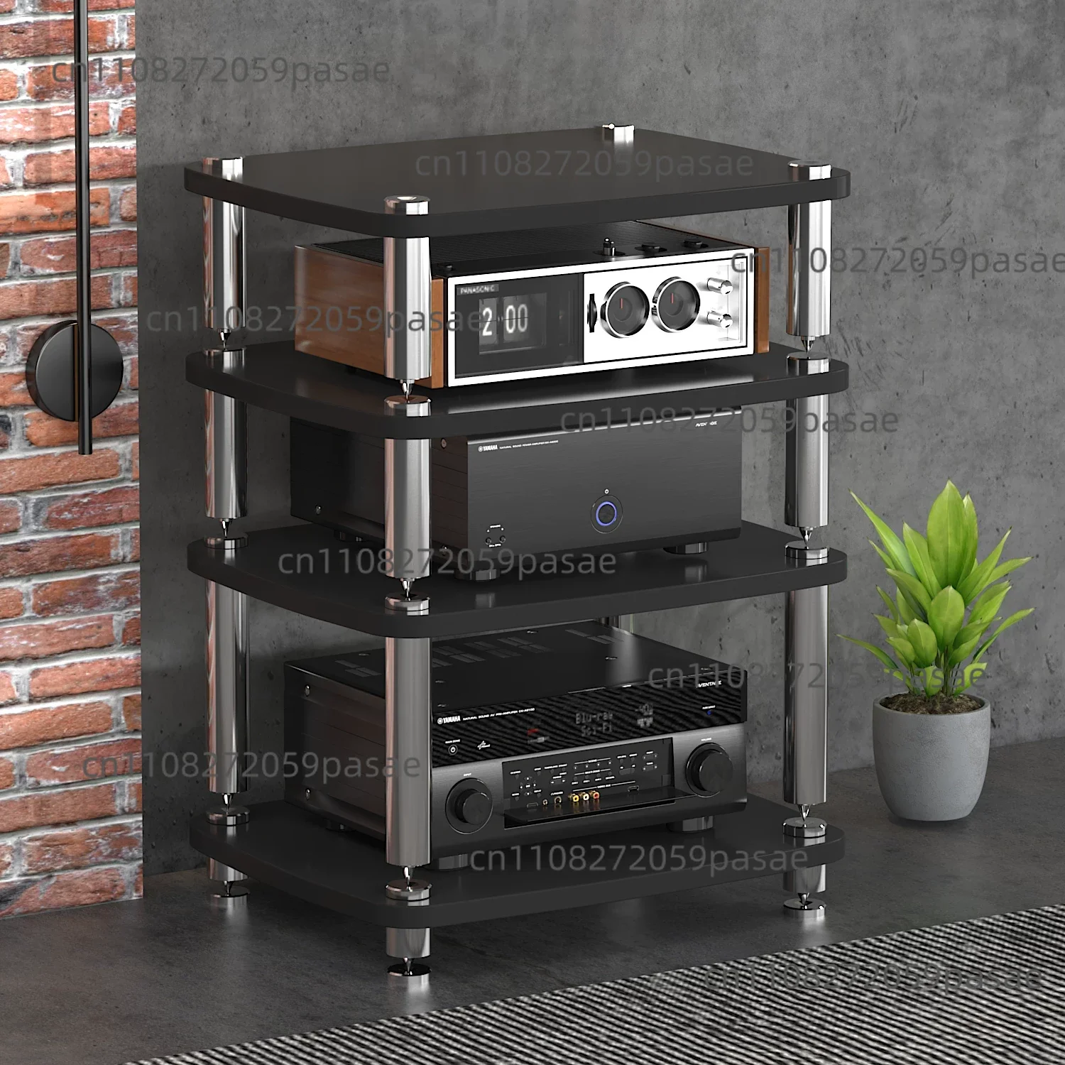 HIFI split shock-absorbing sound cabinet sound rack power amplifier cabinet stand rack foot rack cabinet KTV home theater stand