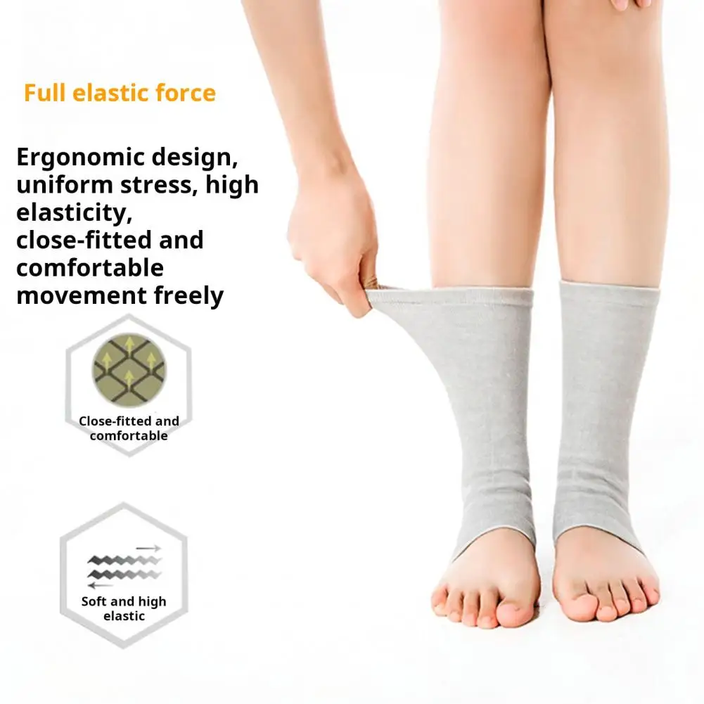 Ankle Brace for Foot Pain Relief Bamboo Foot Sleeves for Ankle Compression Pain Relief Lightweight Protective Gear for Foot