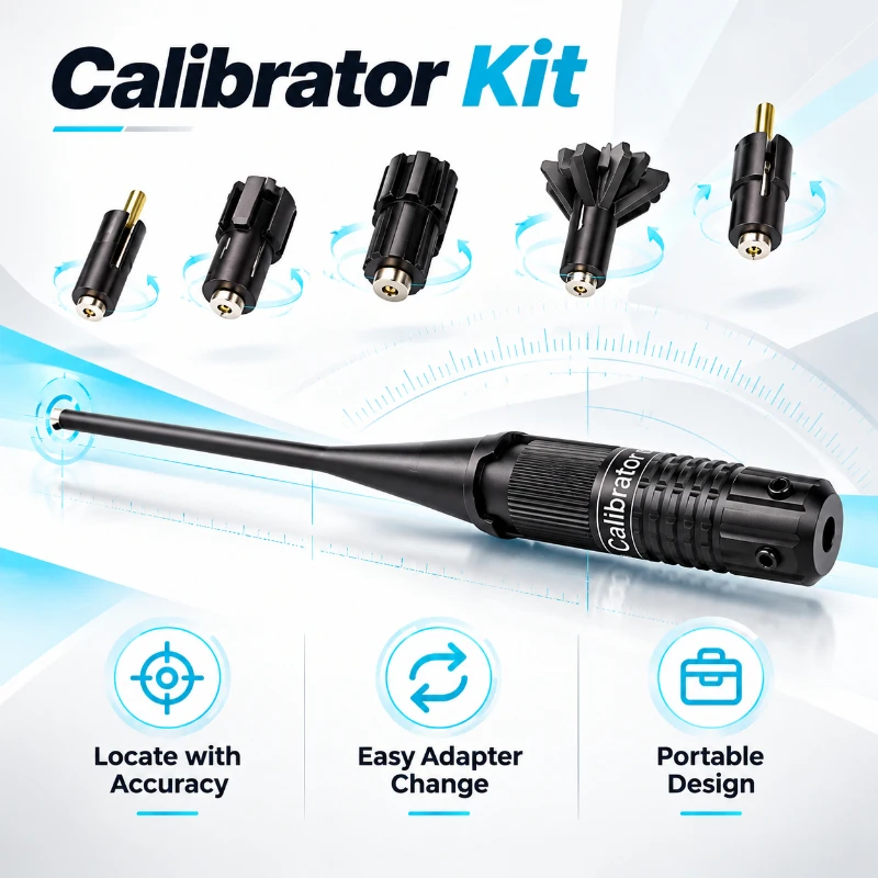 Position Indicator Tool Set Multi-adapter Locator With Wrench And Screwdriver For Model Accessory Calibration