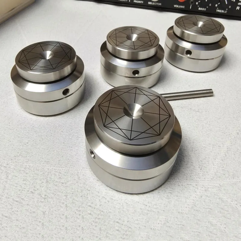 Floor Standing Speaker Damping Pins, Audio Equipment Stand, Amplifier, 4-Pack Speaker Isolation Feet