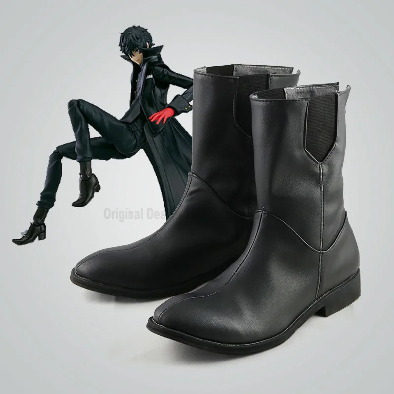 

Persona 5 : Dancing Star Night P5D Amamiya Ren Characters Anime Costume Prop Cosplay Shoes Boots