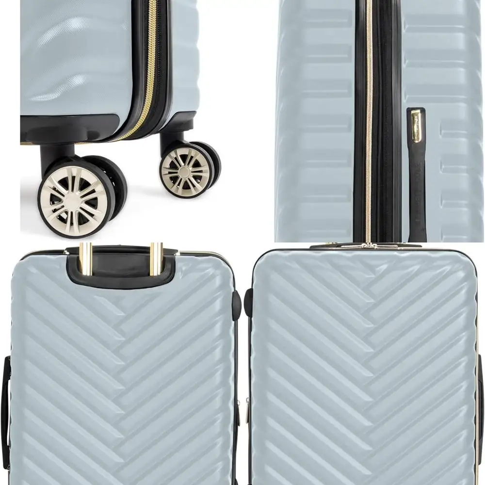 

Kenneth Cole Madison Square 24 Expandable Chevron Hardshell Spinner Luggage - Slate
