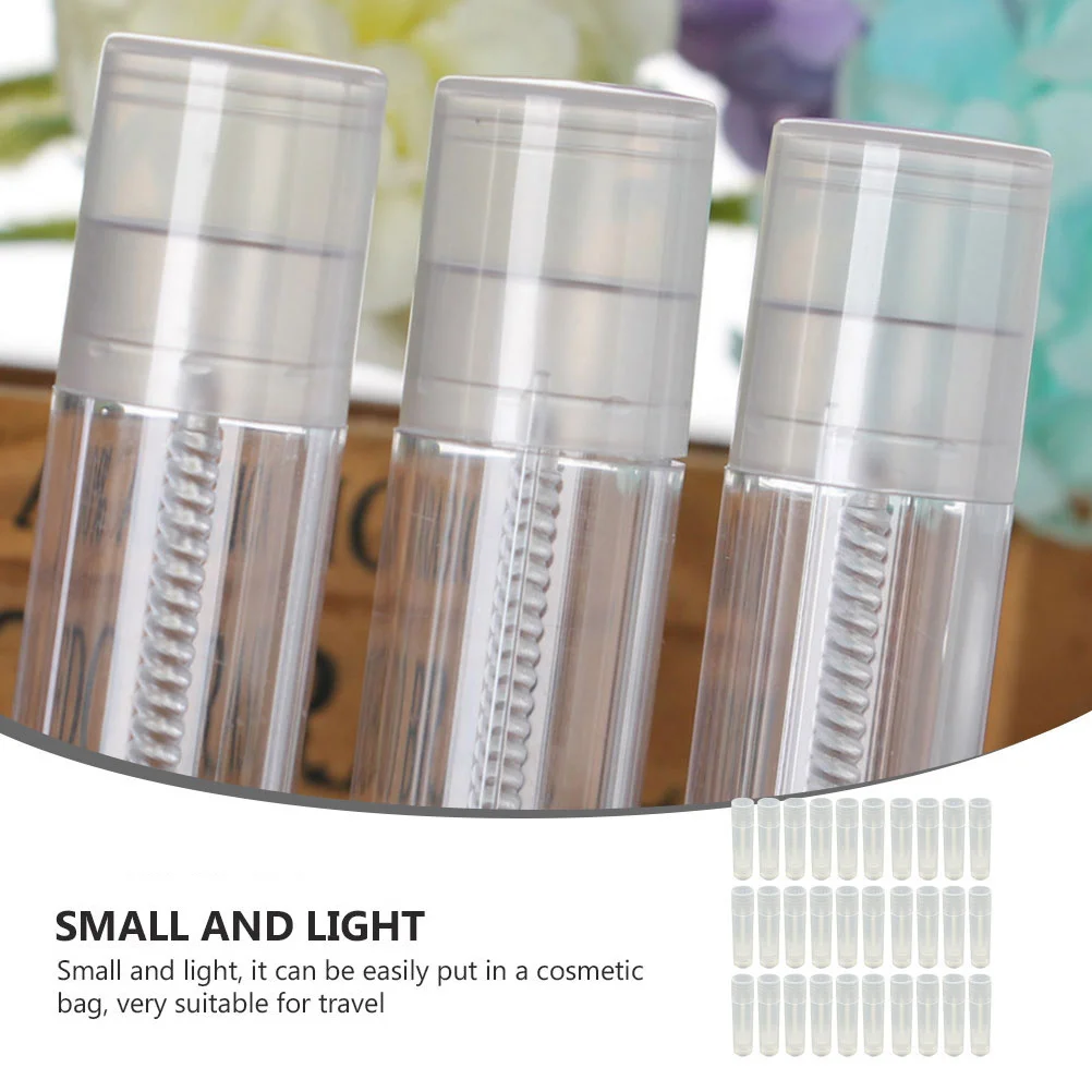 

30Pcs 5G Clear Lip Balm Tubes Empty Refillable Container DIY Tool for Homemade Lip Oil Dye Liquid Makeup Organizer