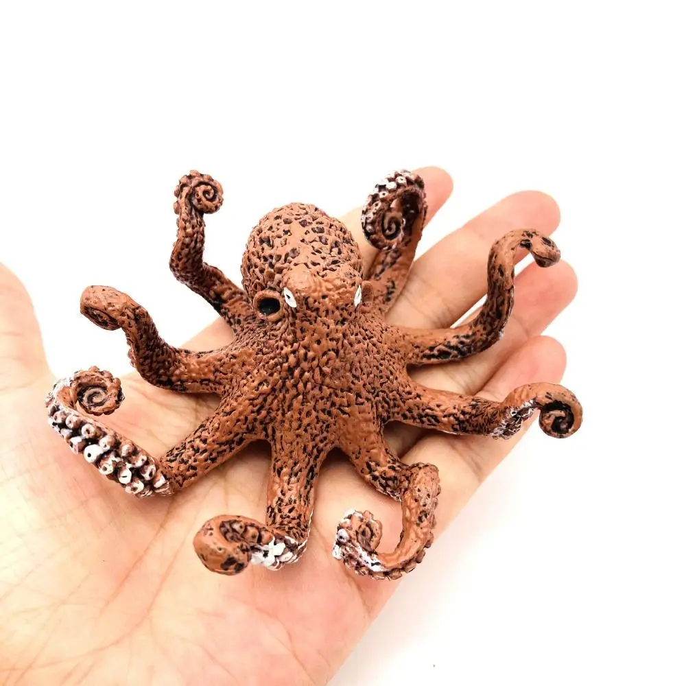 

PVC Simulation Sea Life Animals Model Handmad Collectible Octopus Action Figures Toy Statue Crafts Crab Model Figurines
