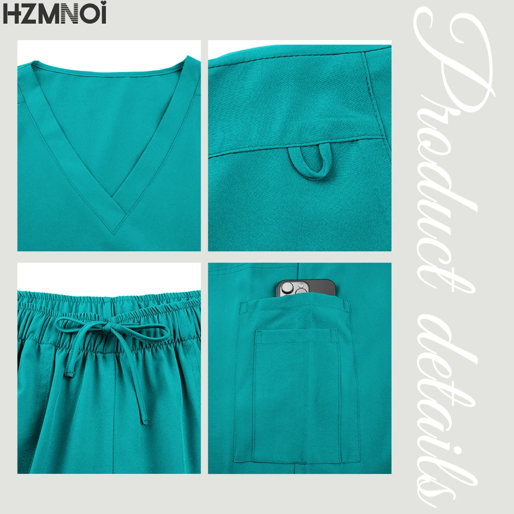 Medical Uniforms Nurse Nursing Work Clothes Women Scrubs Sets Surgical Suits Lab Hospital Overalls Beauty Salon Spa Work Clothes